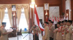 Gubernur Kalsel H. Muhidin Resmi Nahkodai Mabida Gerakan Pramuka Kalsel, Siap Perkuat Pembinaan Generasi Emas 2045