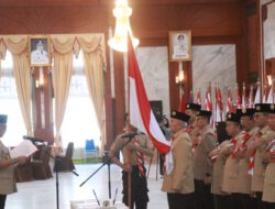 Gubernur Kalsel H. Muhidin Resmi Nahkodai Mabida Gerakan Pramuka Kalsel, Siap Perkuat Pembinaan Generasi Emas 2045