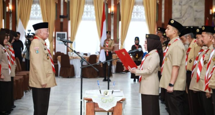 Resmi Pimpin Kwarda Pramuka Kalsel, Hj. Fathul Jannah Muhidin Usung Penguatan Karakter Generasi Muda Kalisel