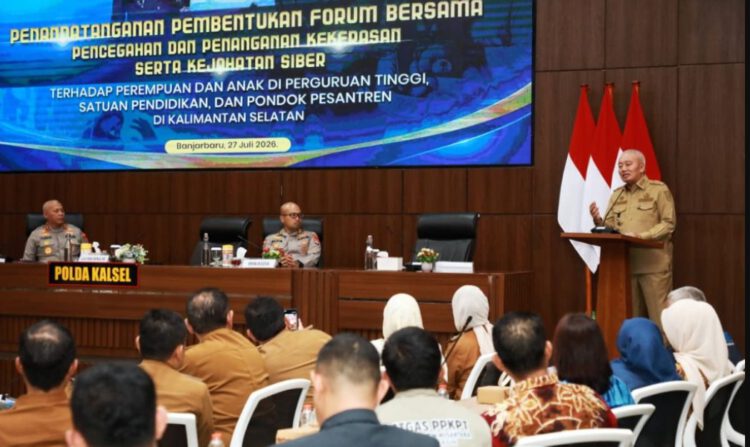Lindungi Perempuan dan Anak, Pemprov Kalsel Gandeng Polda Bentuk Forum Pencegahan Kekerasan dan Kejahatan Siber