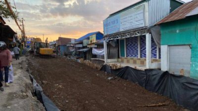 PUPR Kalsel Percepat Perbaikan Jalan Veteran Sungai Lulut, Tahap Penguatan Struktur Tanah Rampung