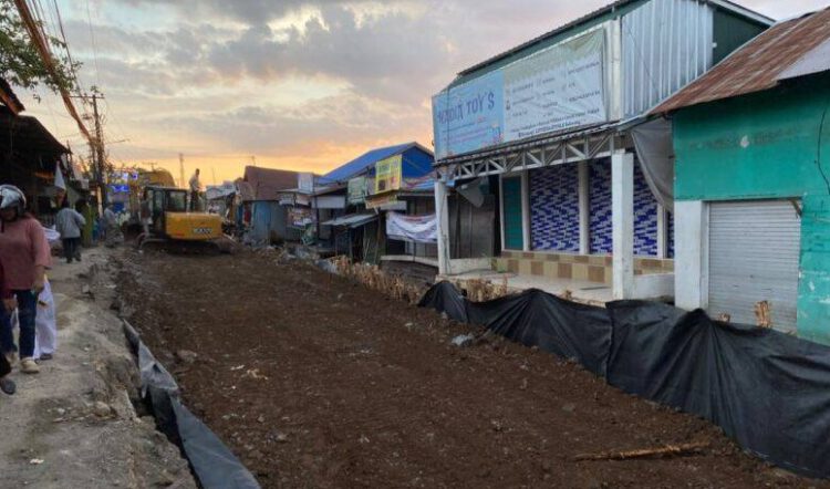 PUPR Kalsel Percepat Perbaikan Jalan Veteran Sungai Lulut, Tahap Penguatan Struktur Tanah Rampung
