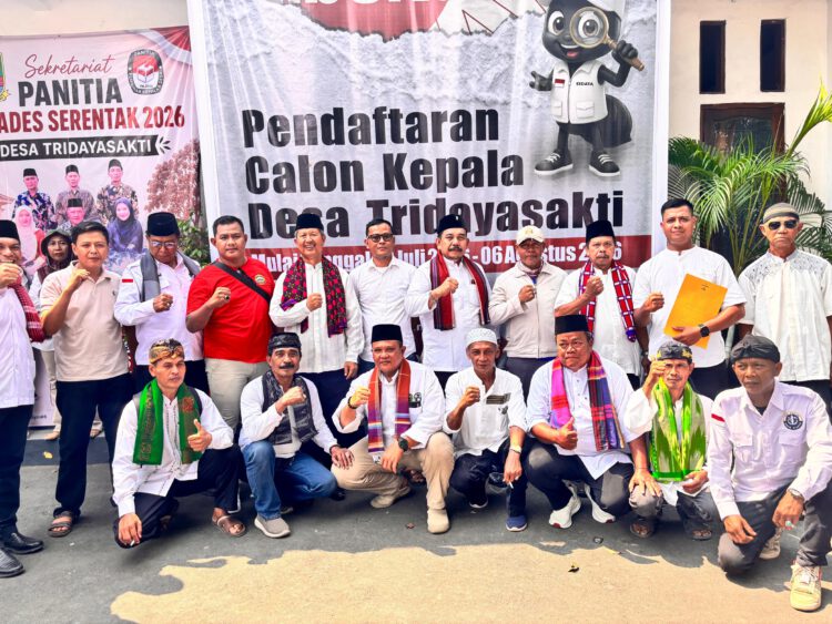 Bang Wanto Resmi Daftar Bacalon Kades Tridayasakti, Berkas Lengkap, Siap Bawa Perubahan untuk Desa