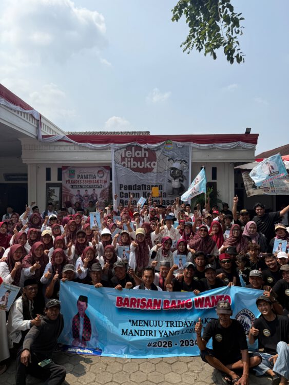 Bang Wanto Resmi Daftar Bacalon Kades Tridayasakti, Berkas Lengkap, Siap Bawa Perubahan untuk Desa