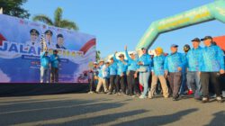 Pemprov Gelar Jalan Sehat Sambut Harjad Kalsel ke-76 dan HUT RI ke-81