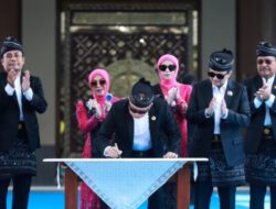Momentum Hari Jadi Ke-76 Kalsel, Gubernur H. Muhidin Resmikan Masjid Syekh Muhammad Arsyad Al-Banjari Dibuka untuk Umum, Menjadi Ikon Religi Baru Kalsel