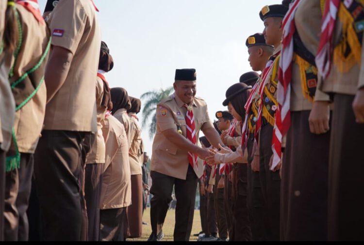 Pramuka OKI Didorong Jadi Kader Pemimpin dan Pelopor Pencegahan Karhutla