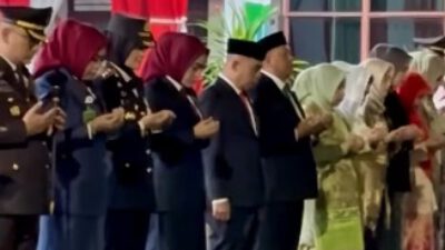 Ketua DPRD Batola Hadiri Apel Taptu, Kobarkan Semangat Kemerdekaan HUT ke-81 RI