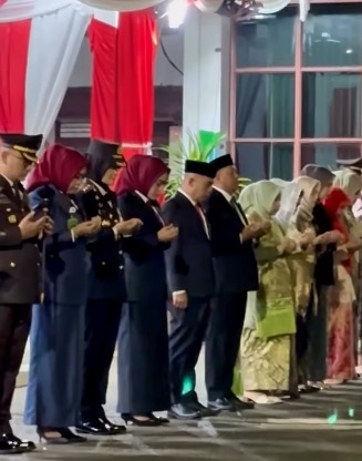 Ketua DPRD Batola Hadiri Apel Taptu, Kobarkan Semangat Kemerdekaan HUT ke-81 RI