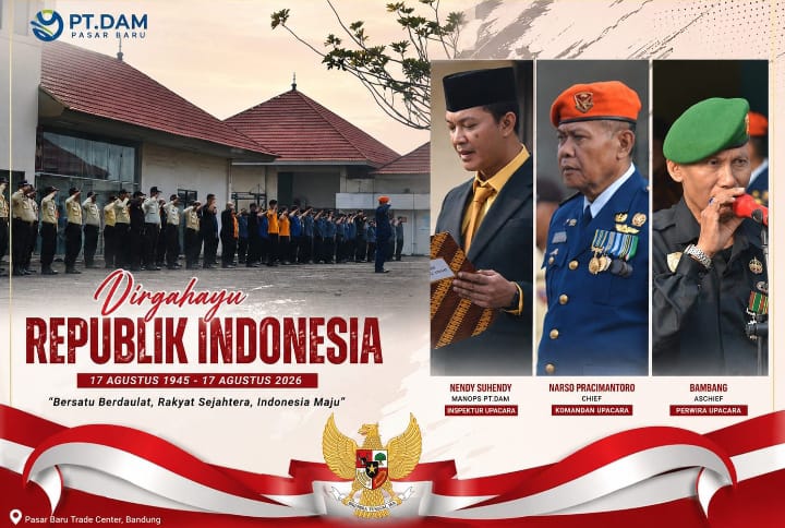Semangat Nasionalisme Warnai Upacara HUT ke-81 Kemerdekaan RI di Pasar Baru Trade Center Bandung