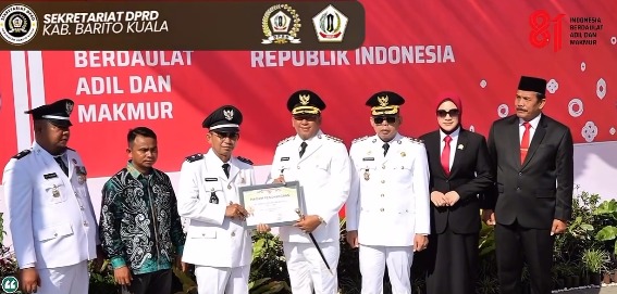 HUT ke-81 RI, DPRD Barito Kuala Hadiri Detik-Detik Proklamasi dan Ziarah Nasional Kenang Jasa Pahlawan