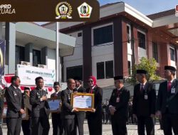DPRD Barito Kuala Raih Penghargaan Mitra Kerja Kementerian Hukum pada Hari Pengayoman ke-81