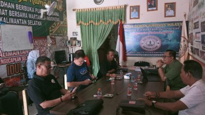 Kunjungi Kantor DPW SWI Kalsel, Ketum SWI Dorong Penguatan Organisasi dan Kompetensi Wartawan