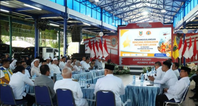 Gubernur H. Muhidin Pimpin Tim Penanganan Karhutla, Susun Skenario Penanganan Lebih Maksimal dan Efektif