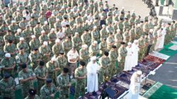 Ratusan Prajurit Korem 101/Ant Gelar Shalat Istisqa di Tengah Ancaman Kemarau Panjang dan Karhutla