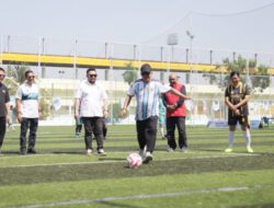Sekdaprov Buka Festival Mini Soccer Open Tournament Gubernur Cup 2026 Antar SKPD Pemprov Kalsel