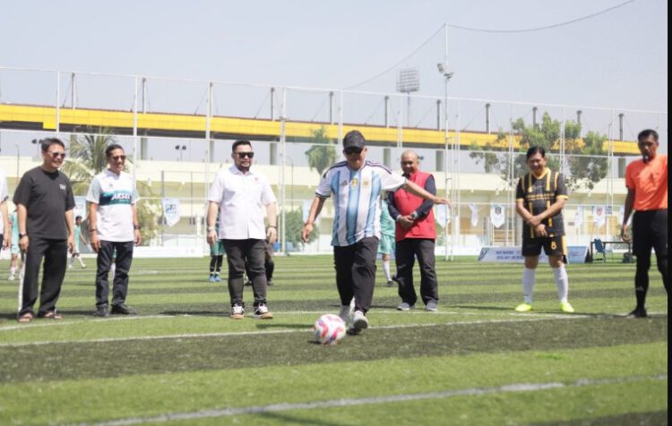 Sekdaprov Buka Festival Mini Soccer Open Tournament Gubernur Cup 2026 Antar SKPD Pemprov Kalsel