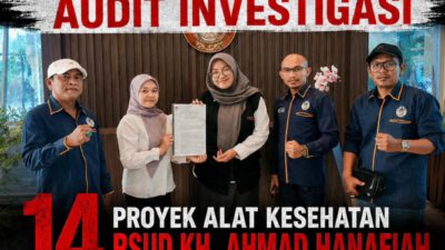 Dugaan Korupsi 14 Proyek Alkes RSUD KH Ahmad Hanafiah Lampung Timur, DPP KAMPUD Minta BPK RI Lakukan Audit