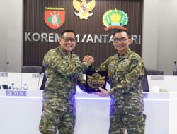 Danrem 101/Ant Terima Kunjungan Pasis Sesko TNI, Bahas Isu Strategis Hingga Penanganan Karhutla di Kalsel