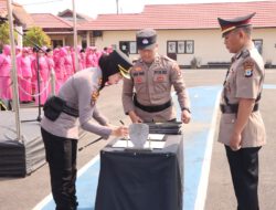 Sertijab Digelar, Polres Barito Kuala Lakukan Penyegaran Sejumlah Jabatan Strategis