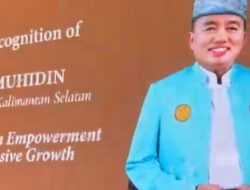 Gubernur Kalsel H. Muhidin Raih The Sraya Recognition, Bukti Komitmen Pembangunan yang Memberdayakan Perempuan dan Merangkul Semua
