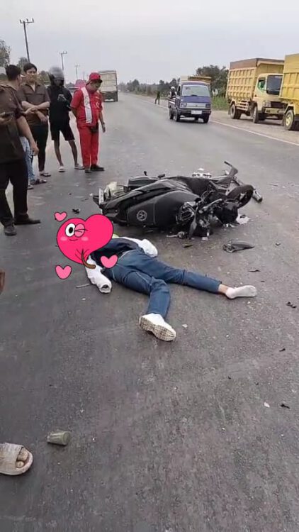 Kecelakaan di Jalan Gubernur Syarkawi, Pengendara Motor Tewas di Lokasi