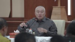 Rapat Koordinasi Karhutla Bersama Forkopimda Kalsel, Gubernur H. Muhidin Tegaskan Optimalisasi Pemadaman Terus Dilakukan