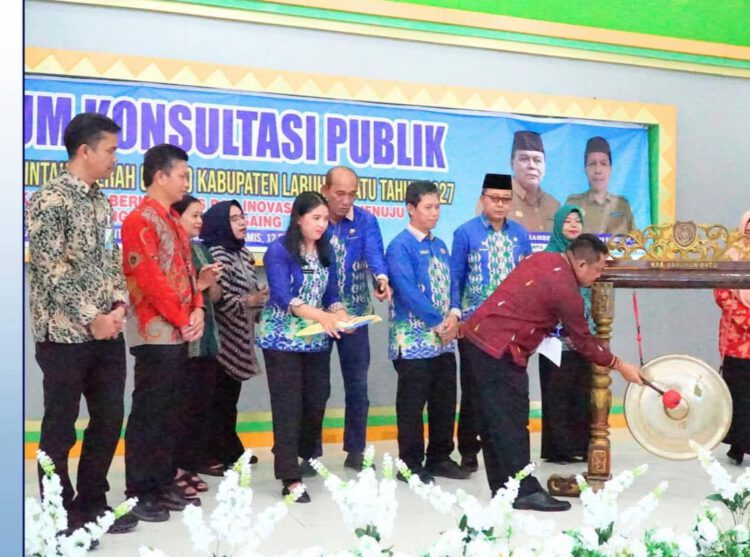 Wakil Bupati Labuhanbatu secara resmi membuka RKPD Kabupaten Labuhanbatu Tahun 2027