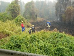RSJ Sambang Lihum Tingkatkan Kewaspadaan, Personel Damkar RSJ, BPBD dan TNI Siap Hadapi Karhutla 24 Jam