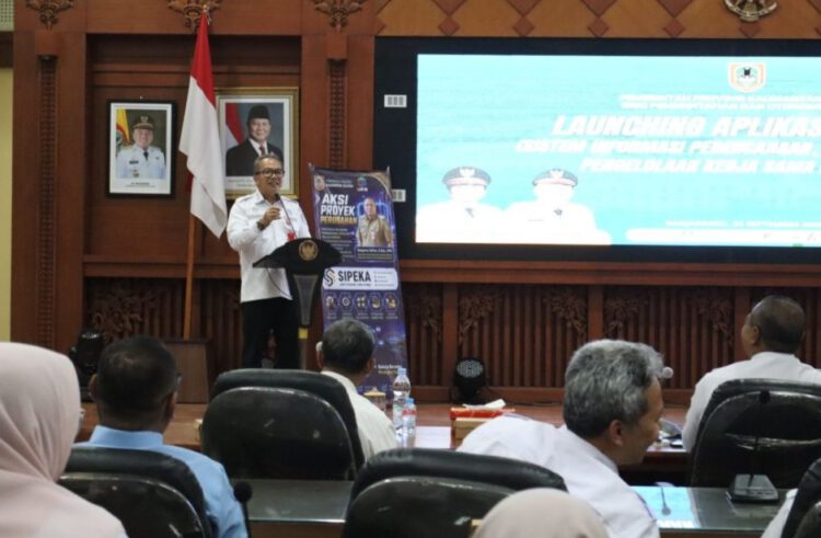 Gubernur Kalsel H. Muhidin Luncurkan SIPEKA, Dorong Tata Kelola Kerja Sama Daerah Lebih Modern