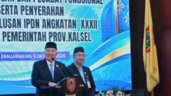 Lantik 141 Kepala Sekolah, Gubernur H. Muhidin Ingatkan Jangan ada Pungli dan Penyalahgunaan Dana BOS