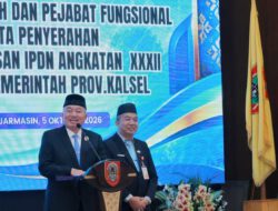 Lantik 141 Kepala Sekolah, Gubernur H. Muhidin Ingatkan Jangan ada Pungli dan Penyalahgunaan Dana BOS
