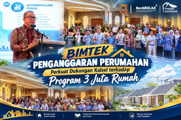 Dukung Program 3 Juta Rumah, Pemprov Kalsel Matangkan Perencanaan dan Penganggaran Perumahan