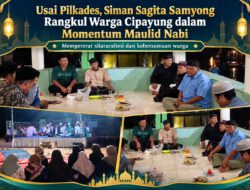 Usai Pilkades, Siman Sagita Samyong Rangkul Warga Cipayung dalam Momentum Maulid Nabi