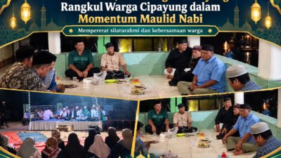 Usai Pilkades, Siman Sagita Samyong Rangkul Warga Cipayung dalam Momentum Maulid Nabi