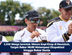 2.026 Warga Serentak Minum Kopi Khop di Meulaboh, Target Rekor MURI Melampaui Ekspektasi hingga Rekor Dunia