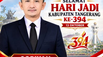 Ketua DPD IWO Indonesia Kabupaten Tangerang Sopiyan Ucapkan Selamat Hari Jadi ke-394, Usung Semangat Terus Bergerak Semakin Berdampak