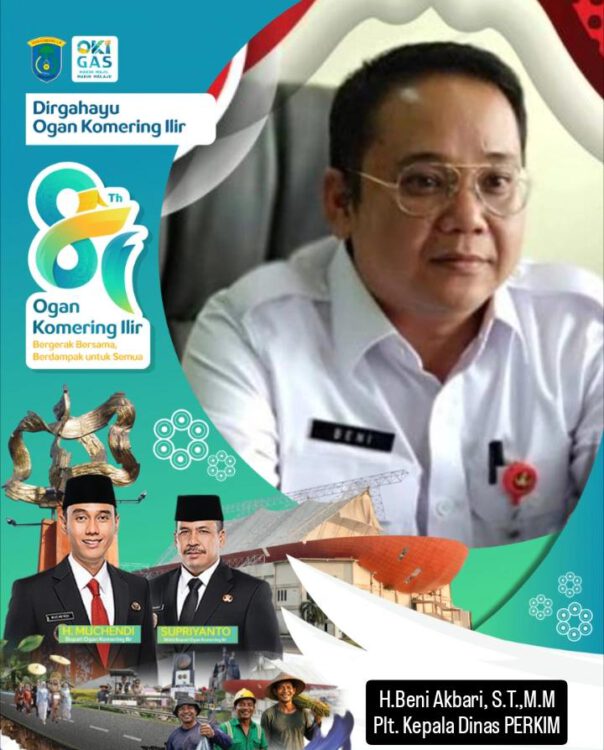 Plt Kadis Perkim H. Ben Akbari Ucapkan Selamat HUT ke-81 OKI, Ajak Bersinergi Wujudkan Pembangunan yang Berdampak untuk Semua