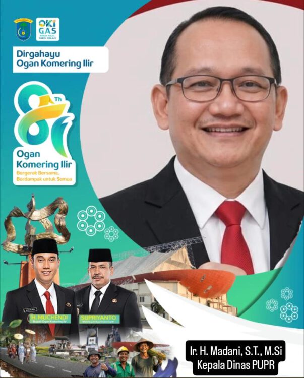 HUT ke-81 OKI, Kadis PUPR Madani Ajak Bergerak Bersama untuk Pembangunan Berdampak bagi Semua