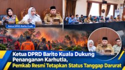 Ketua DPRD Barito Kuala Dukung Penanganan Karhutla, Pemkab Resmi Tetapkan Status Tanggap Darurat