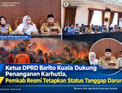 Ketua DPRD Barito Kuala Dukung Penanganan Karhutla, Pemkab Resmi Tetapkan Status Tanggap Darurat