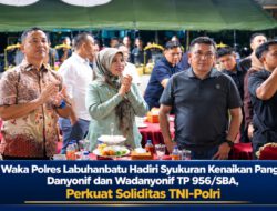 Waka Polres Labuhanbatu Hadiri Syukuran Kenaikan Pangkat Danyonif dan Wadanyonif TP 956/SBA, Perkuat Soliditas TNI-Polri