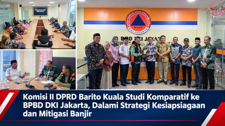 Komisi II DPRD Barito Kuala Studi Komparatif ke BPBD DKI Jakarta, Dalami Strategi Kesiapsiagaan dan Mitigasi Banjir
