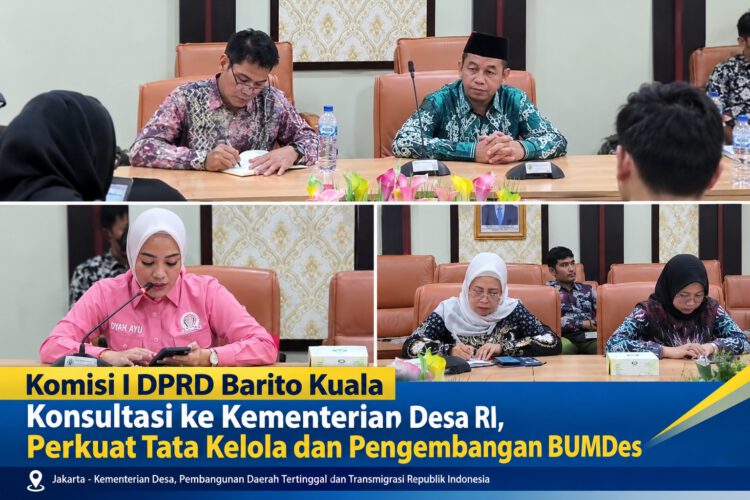 Komisi I DPRD Barito Kuala Konsultasi ke Kementerian Desa RI, Perkuat Tata Kelola dan Pengembangan BUMDes