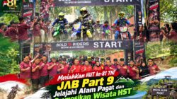 Meriahkan HUT ke-81 TNI, JAB Part 9 Jelajahi Alam Pagat dan Promosikan Wisata HST