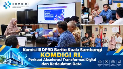 Komisi III DPRD Barito Kuala Sambangi KOMDIGI RI, Perkuat Akselerasi Transformasi Digital dan Kedaulatan Data