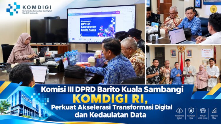 Komisi III DPRD Barito Kuala Sambangi KOMDIGI RI, Perkuat Akselerasi Transformasi Digital dan Kedaulatan Data