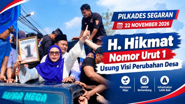 Pilkades Segaran 22 November 2026, H. Hikmat Nomor Urut 1 Usung Visi Perubahan Desa