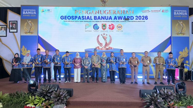 Penganugerahan Geospasial Banua Award 2026; Gubernur H. Muhidin Tekankan Pentingnya Data Geospasial Berkualitas