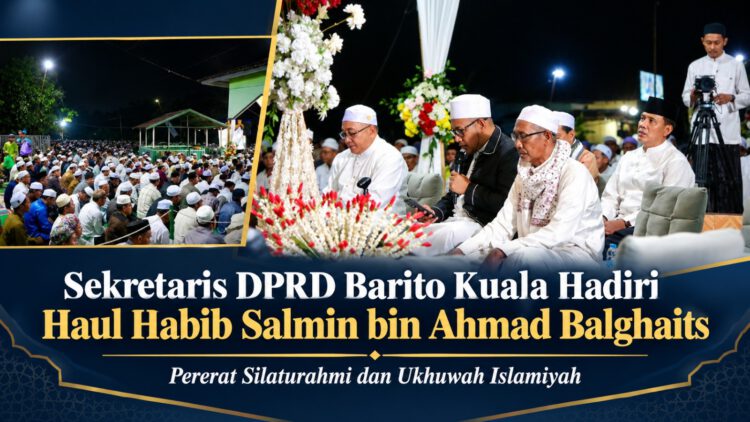 Sekretaris DPRD Barito Kuala Hadiri Haul Habib Salmin bin Ahmad Balghaits, Pererat Silaturahmi dan Ukhuwah Islamiyah